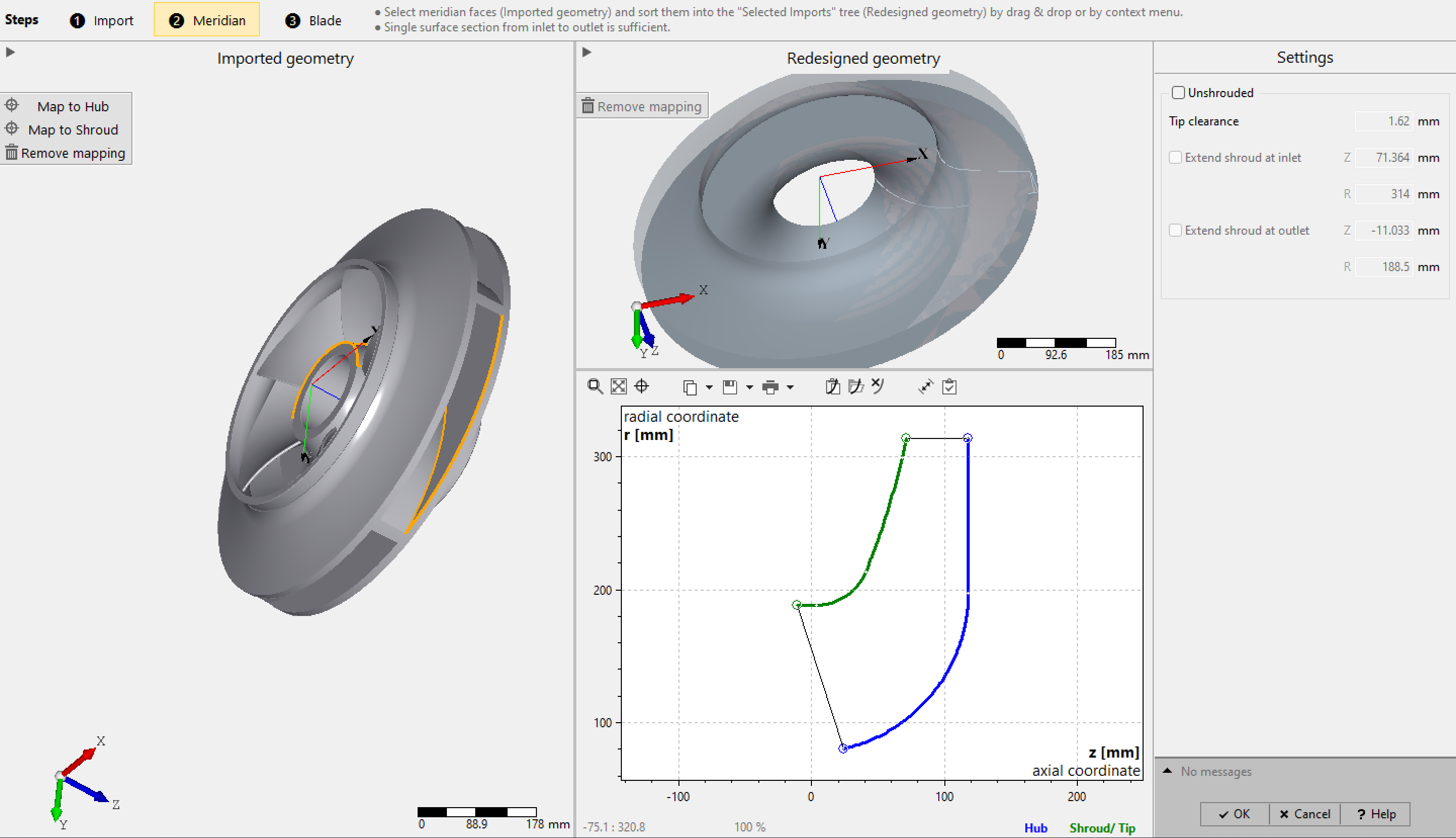 Cfturbo2022逆向设计离心泵叶轮教程